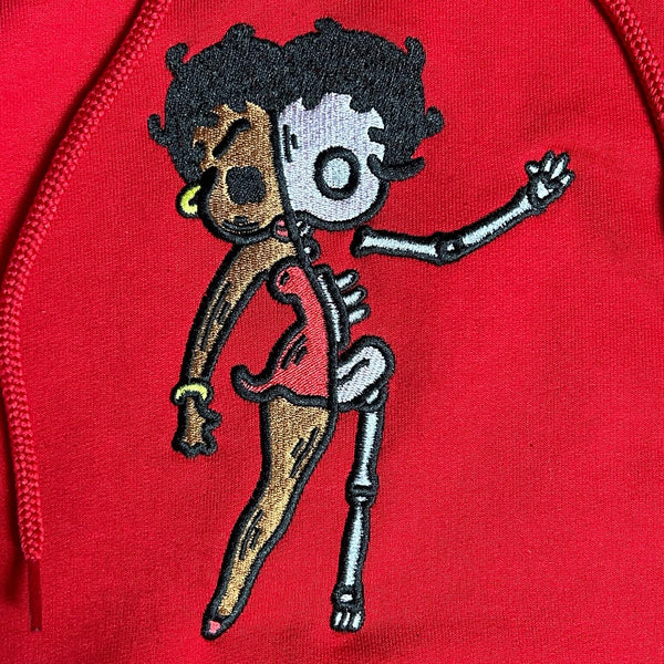 Betty Boop Half Skeleton Hoodie