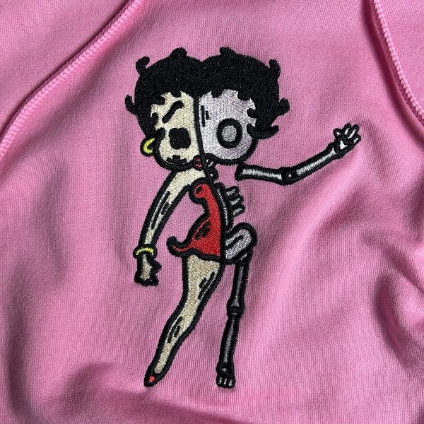 Betty Boop Half Skeleton Hoodie