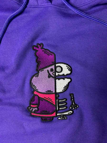 Half Skeleton Chowder Hoodie