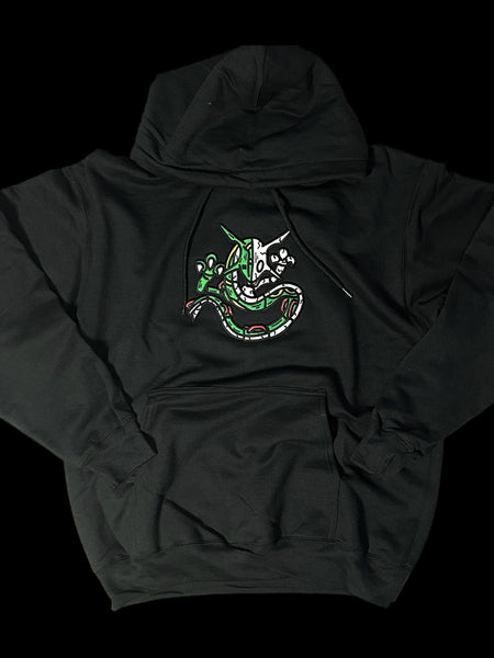 Half Skeleton Rayquaza Hoodie