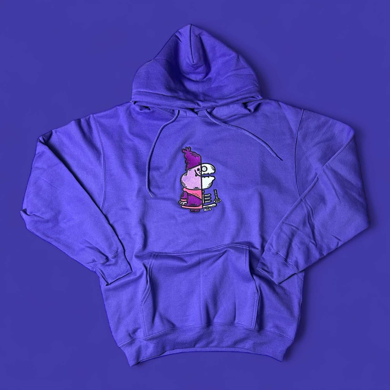 Half Skeleton Chowder Hoodie