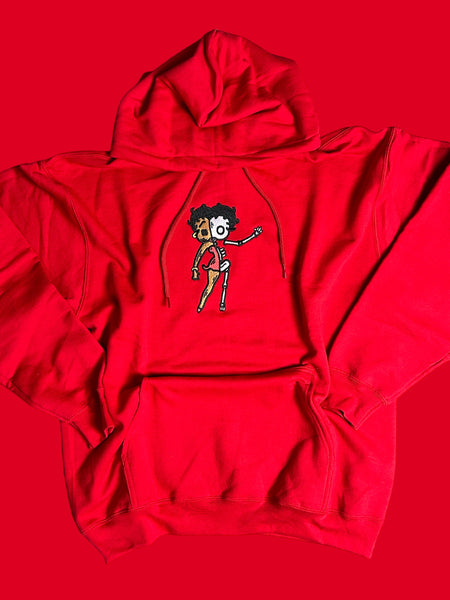 Betty Boop Half Skeleton Hoodie