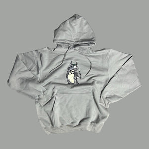 Half Skeleton Totoro Hoodie