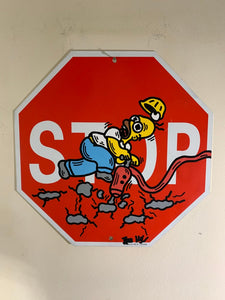 “Stop Drilling D’oh” 2020 Original Artwork