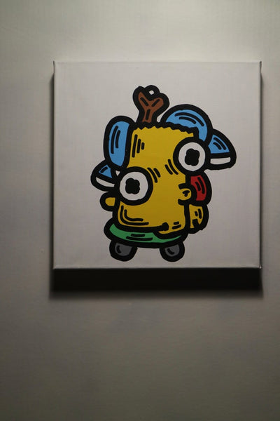 "Bart Fell Off His Skateboard" 2020 Original Artwork
