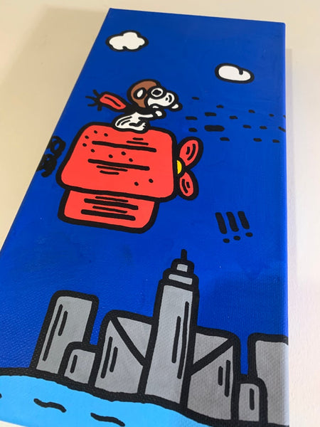 “Snoopy in the city”2020 original artwork