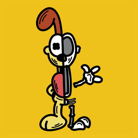 Half Skeleton Odie