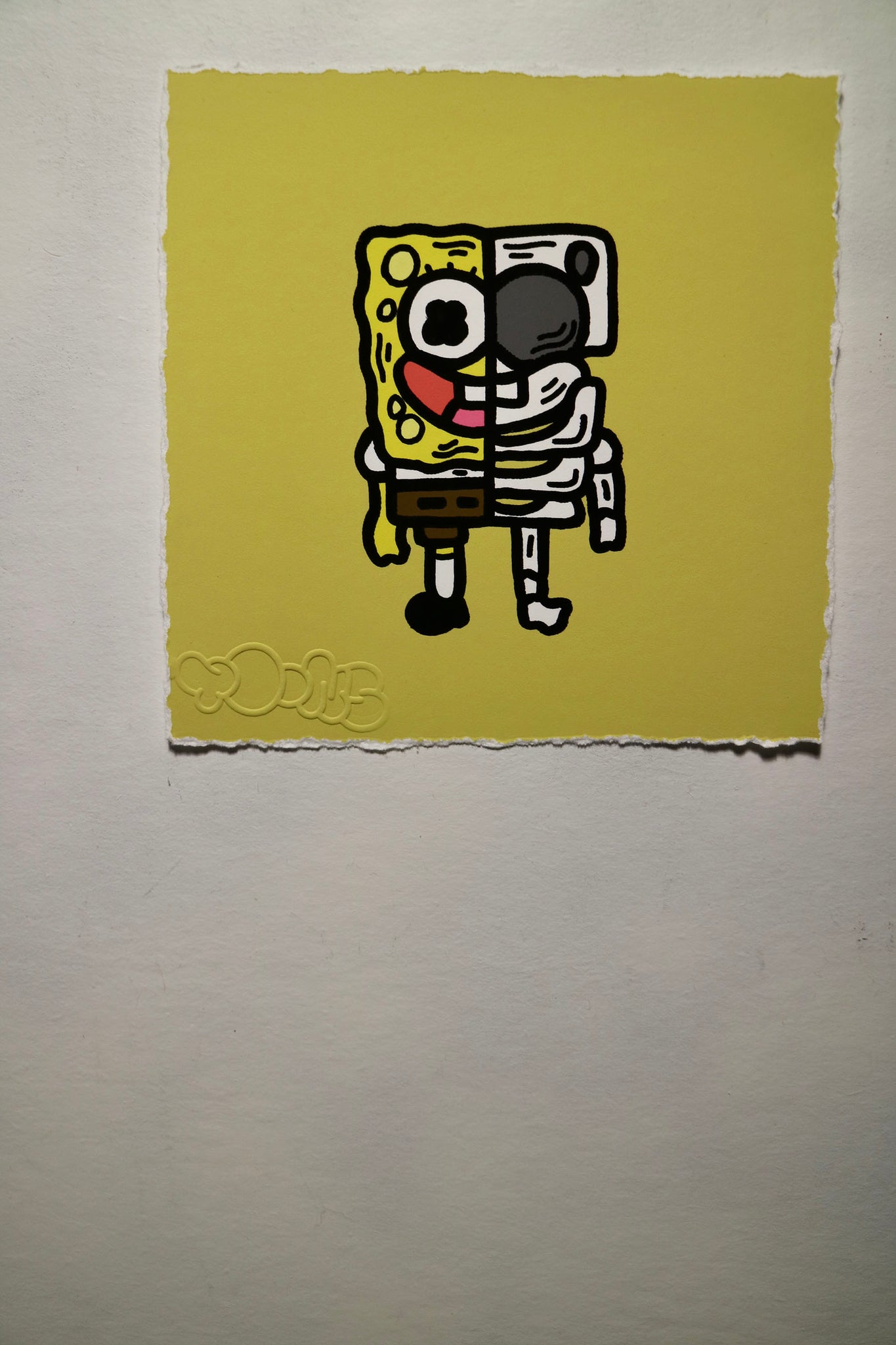 Skeleton Spongebob (6 x 6) Giclee Art Print