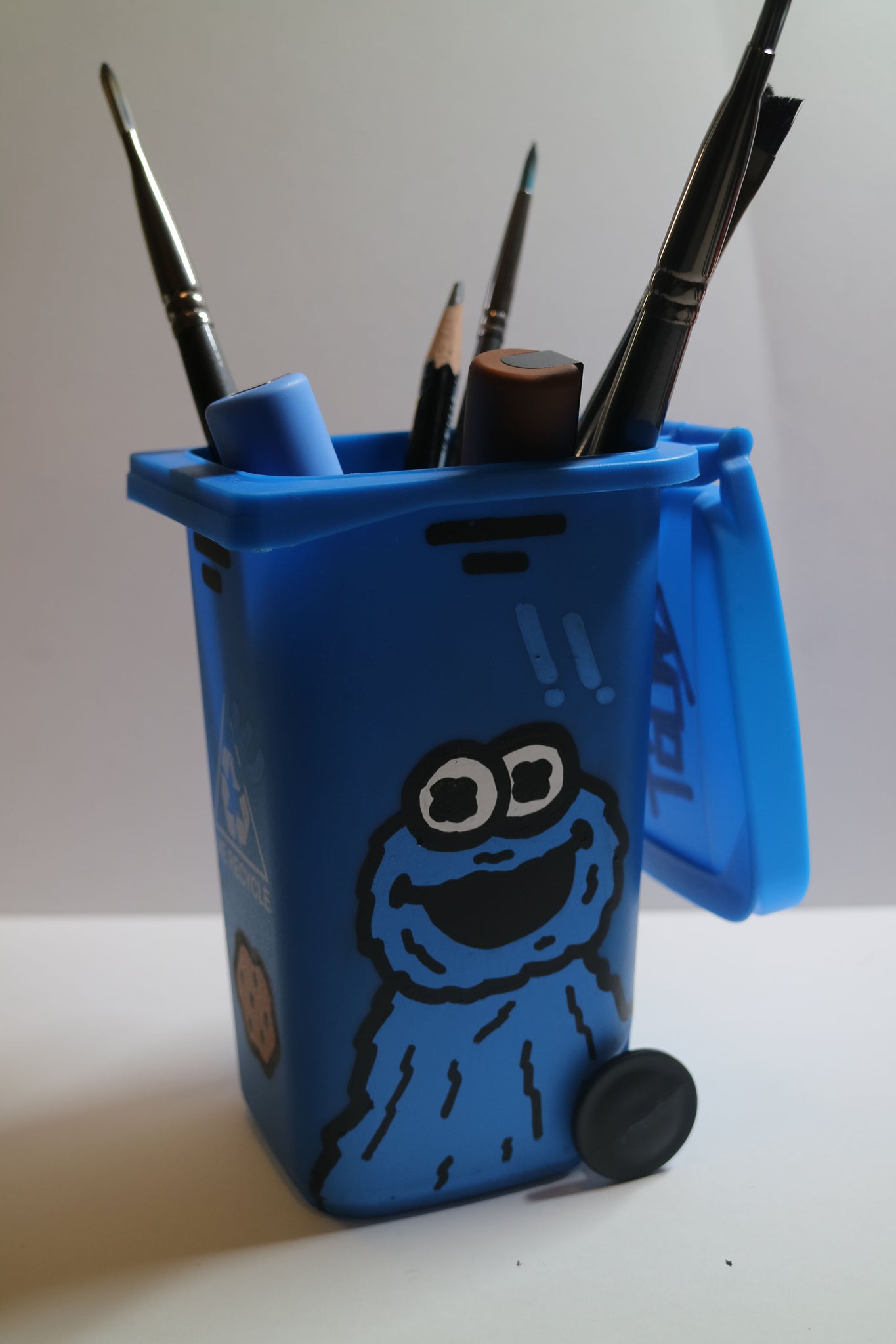 Cookie monster 5 Inch Recycle Can