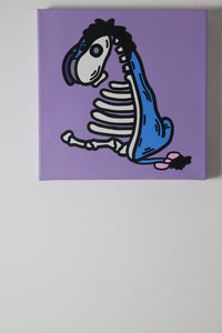 "Half Skeleton Eeyore" 2021 Original Artwork