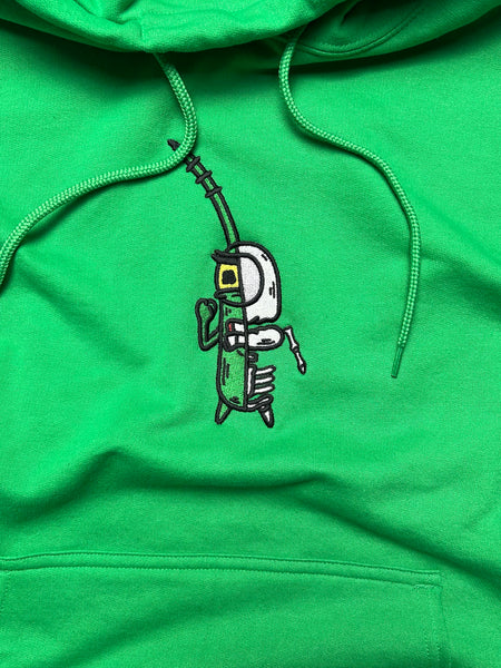 Half Skeleton Plankton Hoodie