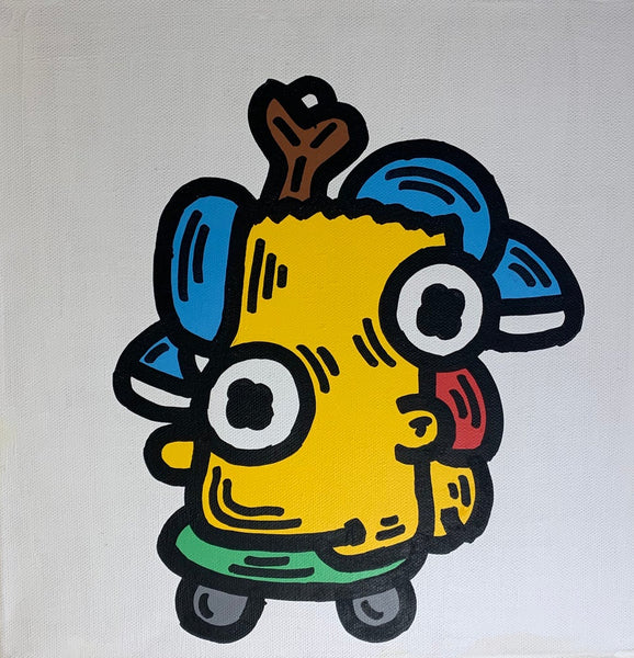 "Bart Fell Off His Skateboard" 2020 Original Artwork