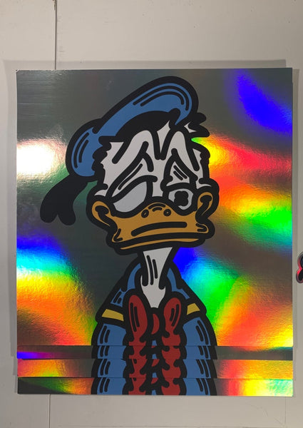 Limited Edition Donald Duck Holographic 12x12 Art Print