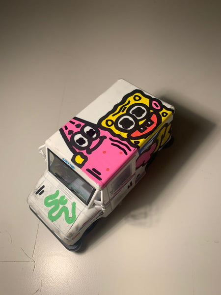Spongebob and patrick Usps MailBox Truck