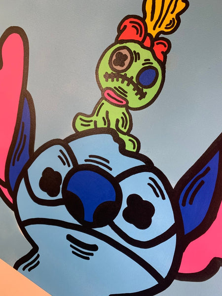 “Stitch and scrumpy” 2020 original artwork