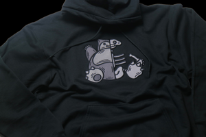 Half Skeleton Teddy ThrowBack Edition Hoodie