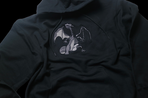 Half Skeleton Dragon ThrowBack Edition Hoodie